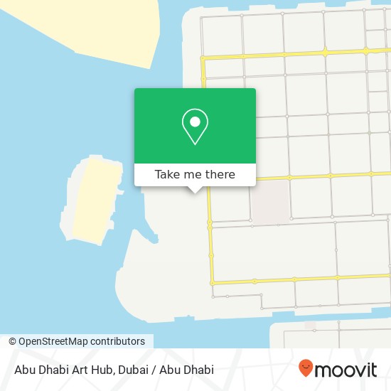 Abu Dhabi Art Hub map