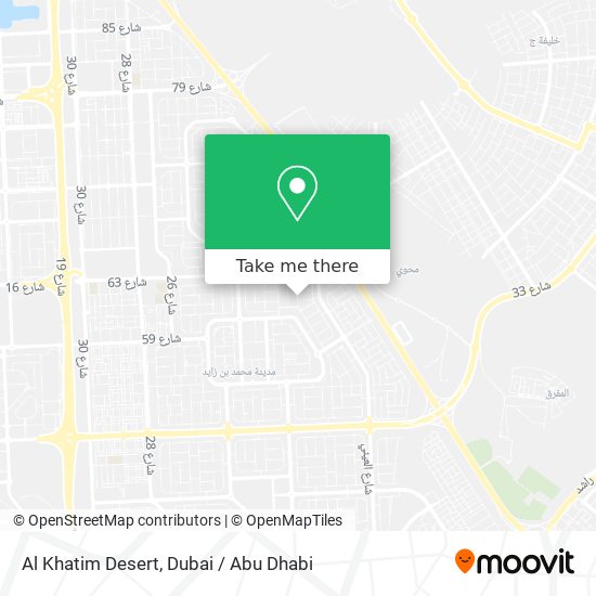 Al Khatim Desert map