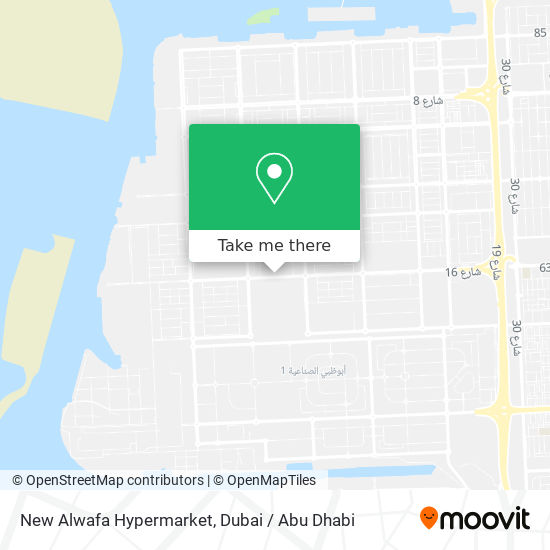 New Alwafa Hypermarket map