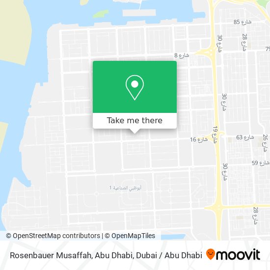 Rosenbauer Musaffah, Abu Dhabi map