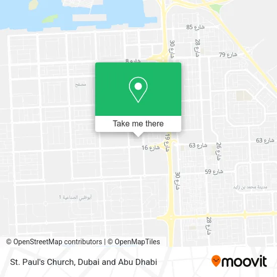St. Paul's Church map