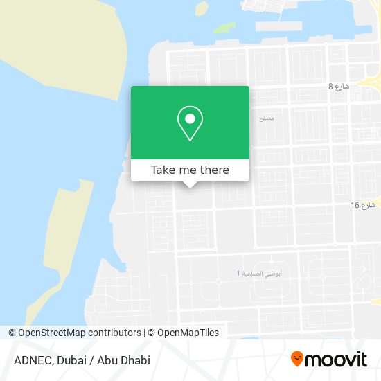 ADNEC map