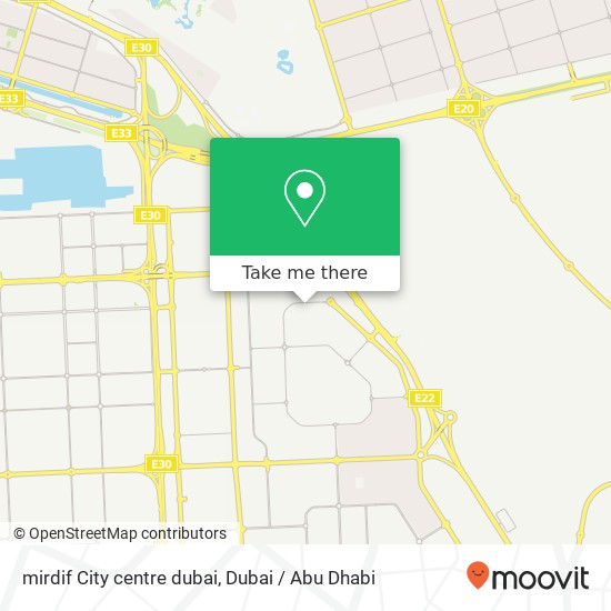 mirdif City centre dubai map