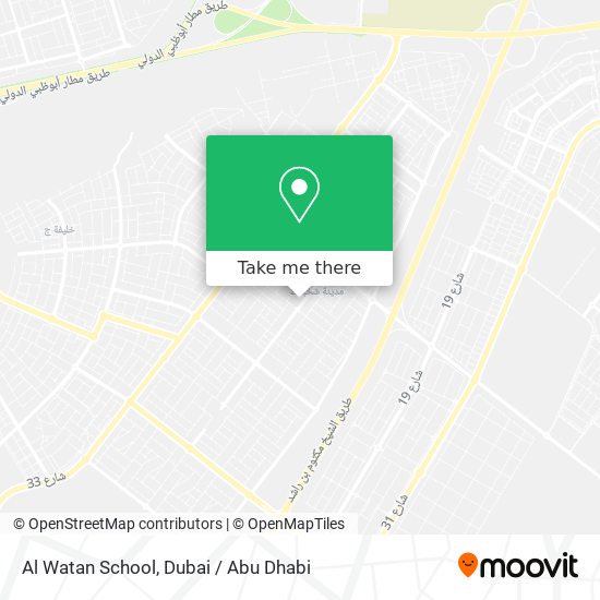 Al Watan School map