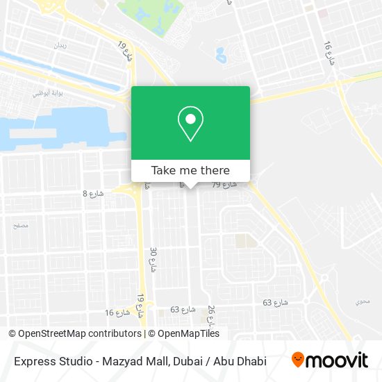 Express Studio - Mazyad Mall map