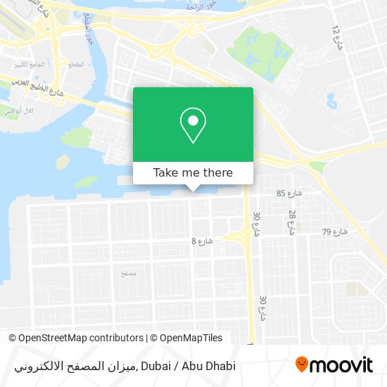 ميزان المصفح الالكتروني map