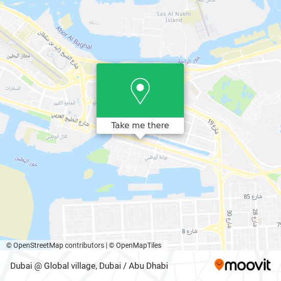Dubai @ Global village map