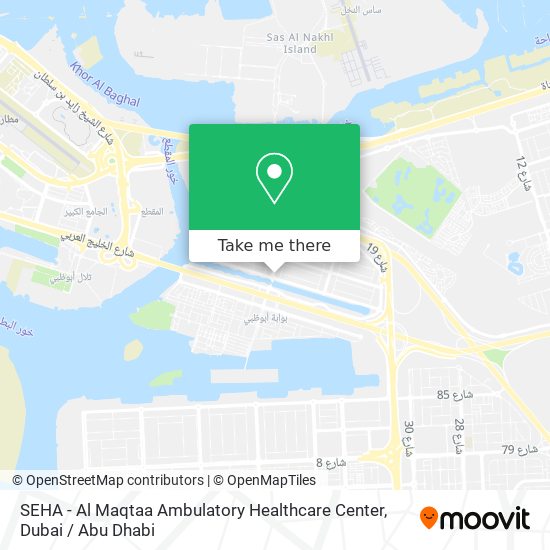 SEHA - Al Maqtaa Ambulatory Healthcare Center map