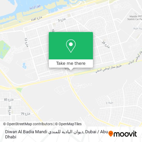 Diwan Al Badia Mandi ديوان البادية للمندي map