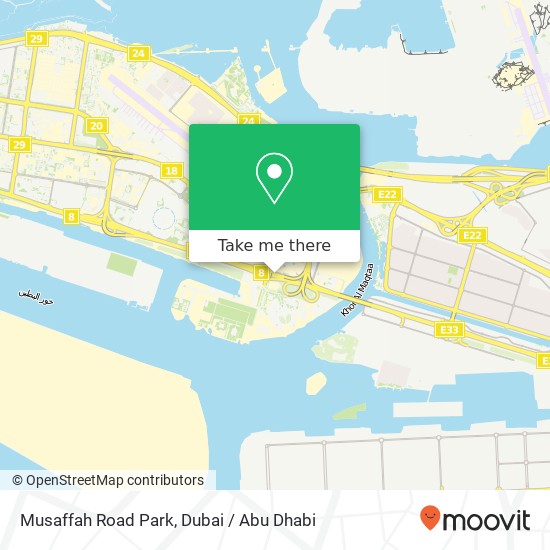 Musaffah Road Park map