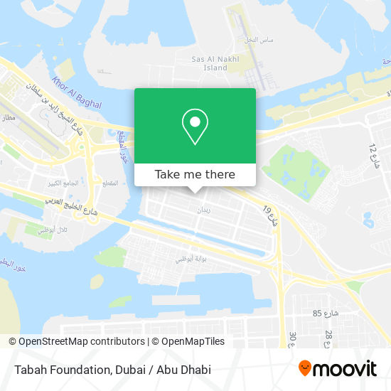 Tabah Foundation map