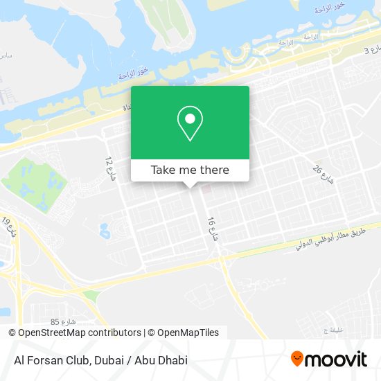 Al Forsan Club map