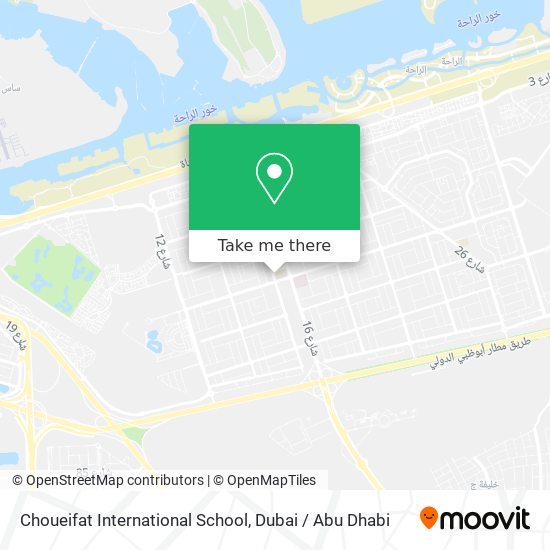 Choueifat International School map