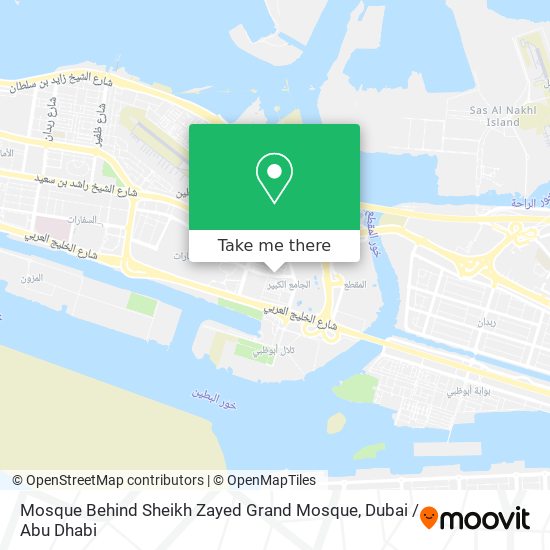 Mosque Behind Sheikh Zayed Grand Mosque map