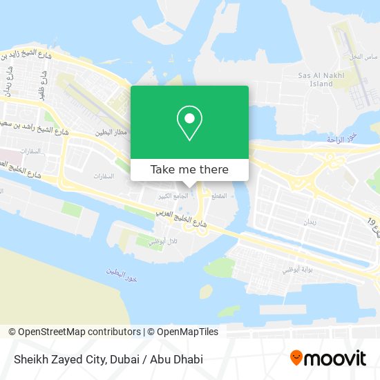 Sheikh Zayed City map