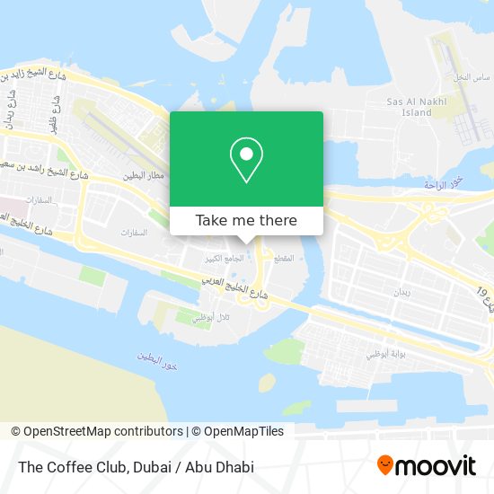 The Coffee Club map