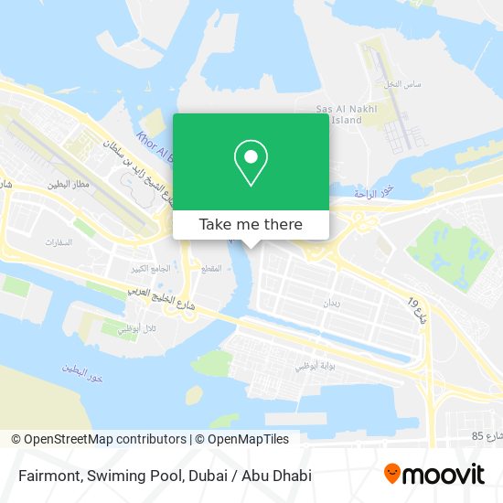 Fairmont, Swiming Pool map