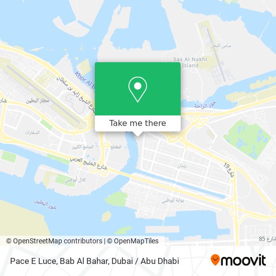 Pace E Luce, Bab Al Bahar map