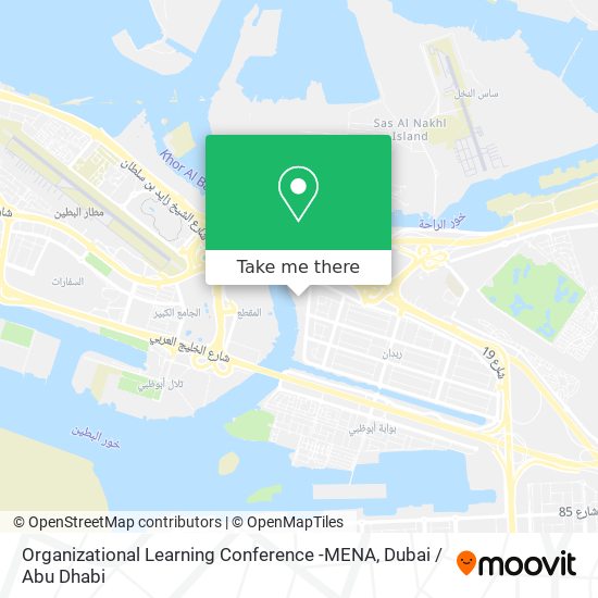 Organizational Learning Conference -MENA map