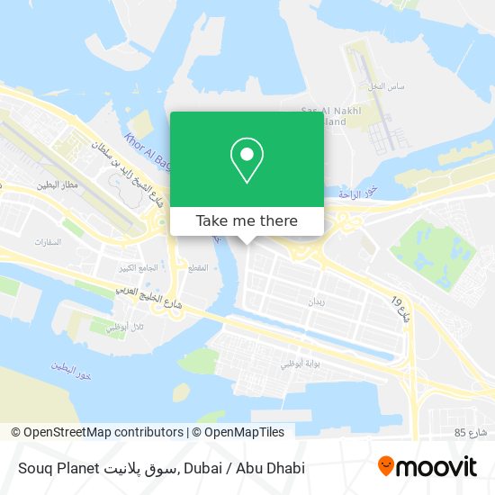 Souq Planet سوق پلانيت map