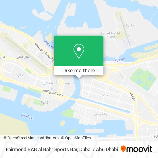 Fairmond BAB al Bahr Sports Bar map