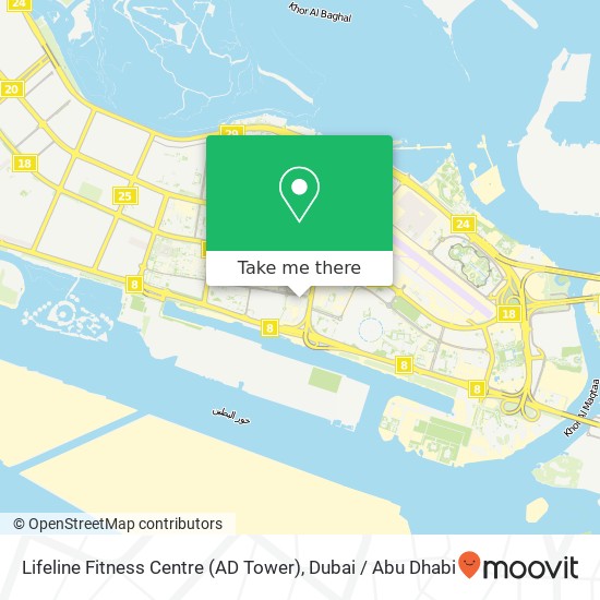 Lifeline Fitness Centre (AD Tower) map