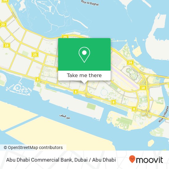 Abu Dhabi Commercial Bank map