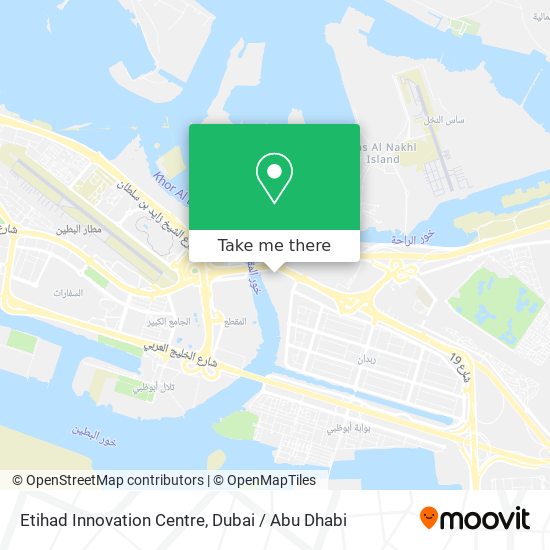 Etihad Innovation Centre map