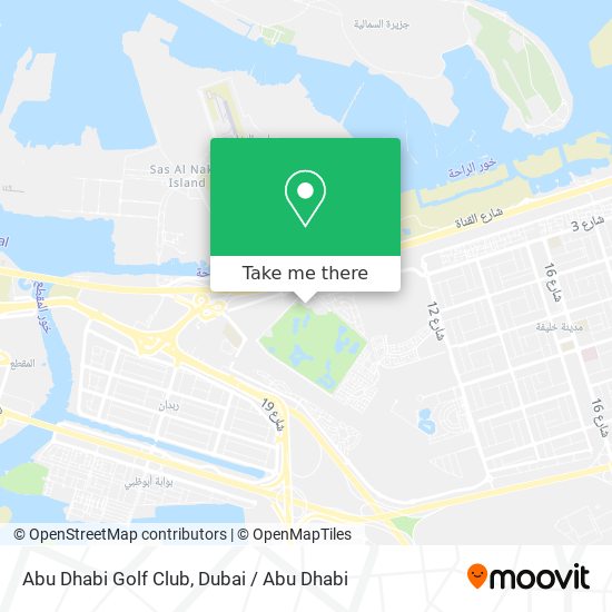 Abu Dhabi Golf Club map