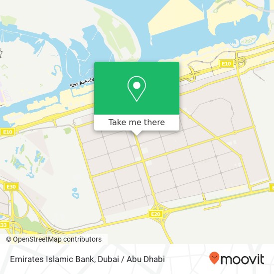 Emirates Islamic Bank map