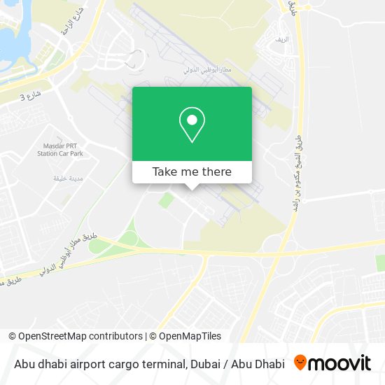 Abu dhabi airport cargo terminal map