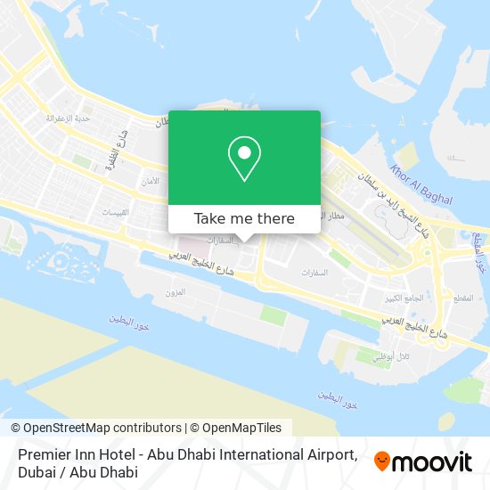 Premier Inn Hotel - Abu Dhabi International Airport map