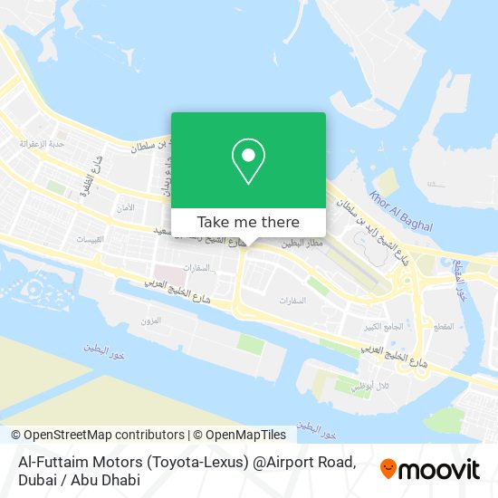 Al-Futtaim Motors (Toyota-Lexus) @Airport Road map