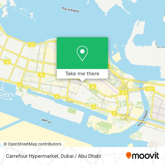Carrefour Hypermarket map