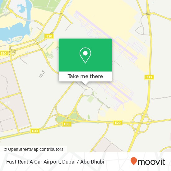 Fast Rent A Car Airport map