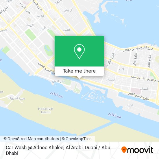Car Wash @ Adnoc Khaleej Al Arabi map