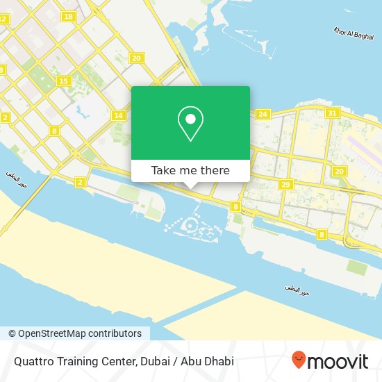 Quattro Training Center map