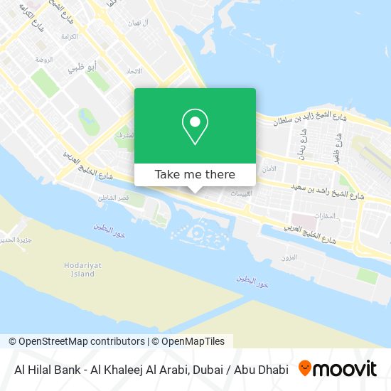 Al Hilal Bank - Al Khaleej  Al Arabi map