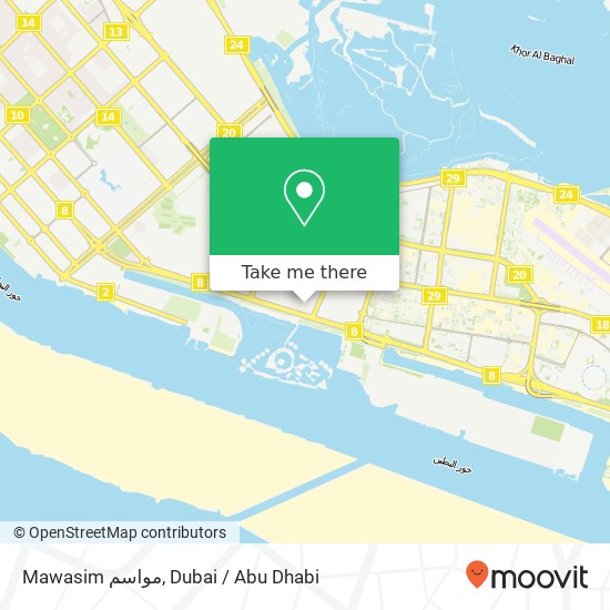 Mawasim مواسم map