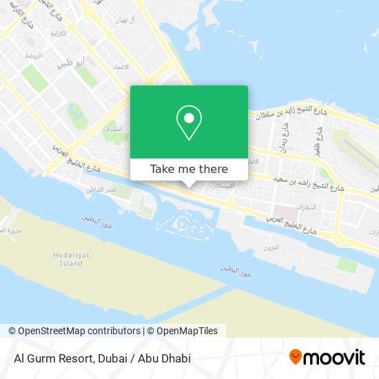 Al Gurm Resort map