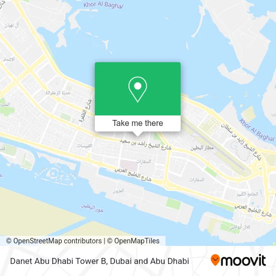 Danet Abu Dhabi Tower B map