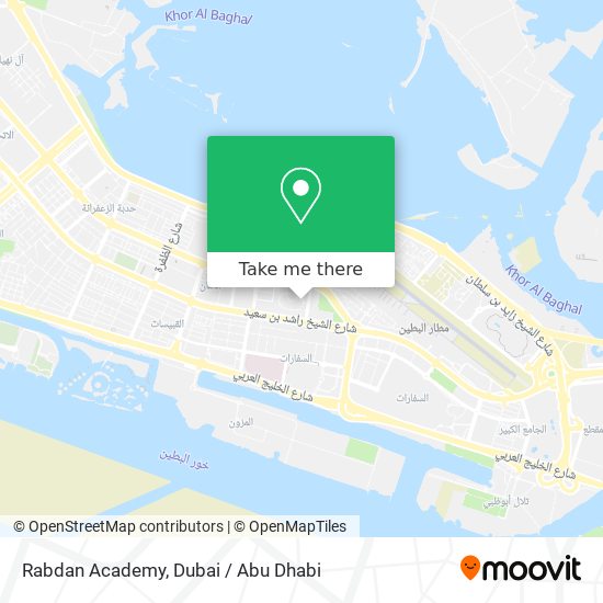 Rabdan Academy map