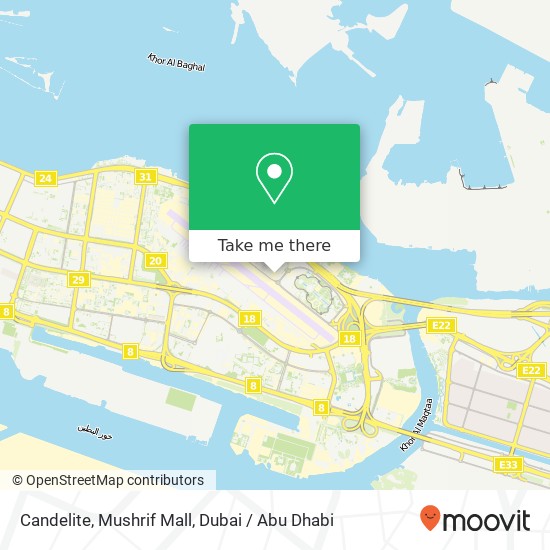 Candelite, Mushrif Mall map