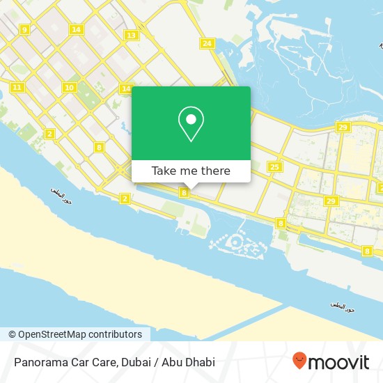 Panorama Car Care map