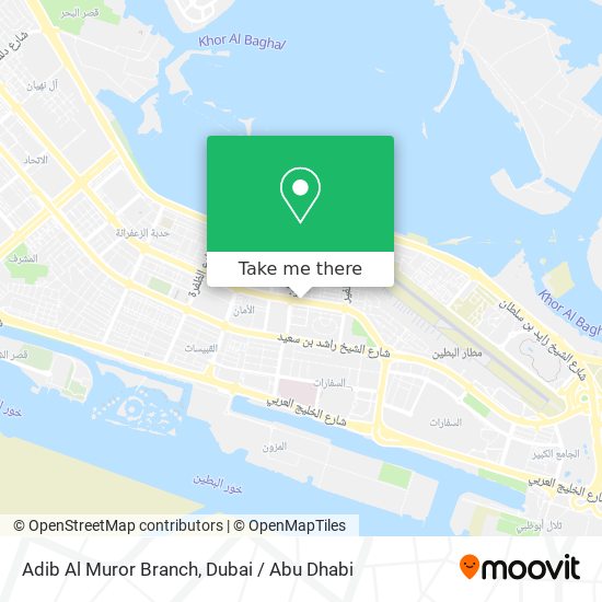 Adib Al Muror Branch map