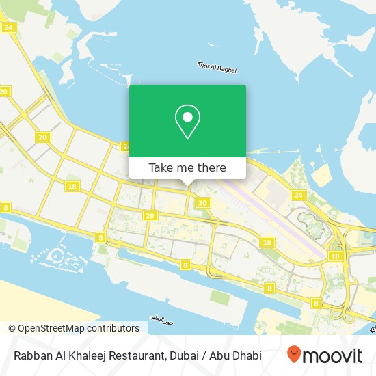 Rabban Al Khaleej Restaurant map