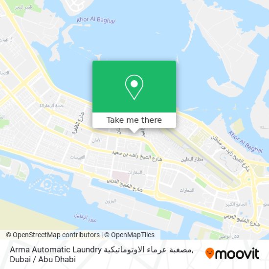 Arma Automatic Laundry مصغبة عرماء الاوتوماتيكية map