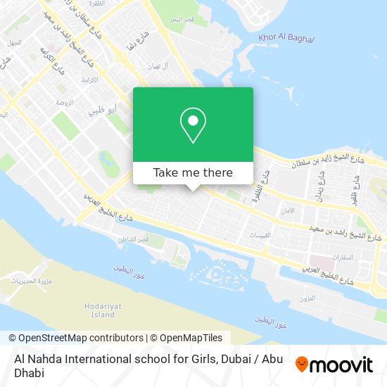 Al Nahda International school for Girls map