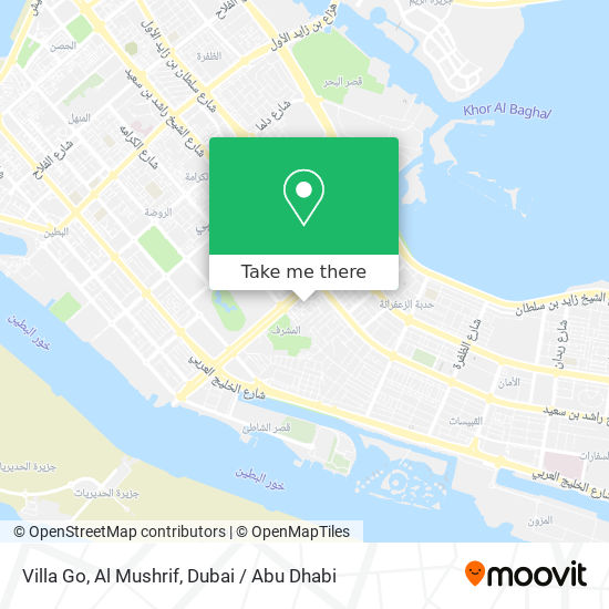 Villa Go, Al Mushrif map