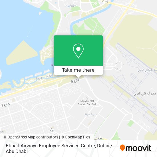 Etihad Airways Employee Services Centre map